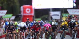 Jempy Drucker, Dritter auf der letzten Vuelta-Etappe 2015 in Madrid, sieht seinen nächsten Einsatz bereits wieder am nächsten Samstag beim Primus Classic Impanis-Van Petechem.
