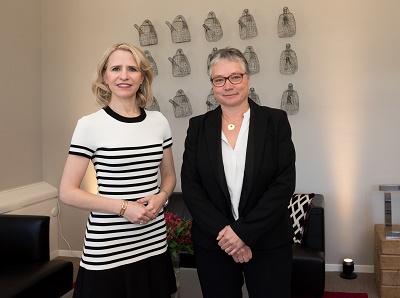 Zu Beschuch Bei Aurelia Frick (Regierungsrätin), Französische Botschafterin Anne Paugam