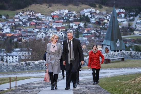 Liechtenstein Regierung Aurelia Frick Besuch Aussenminister Malta Carmelo Abela