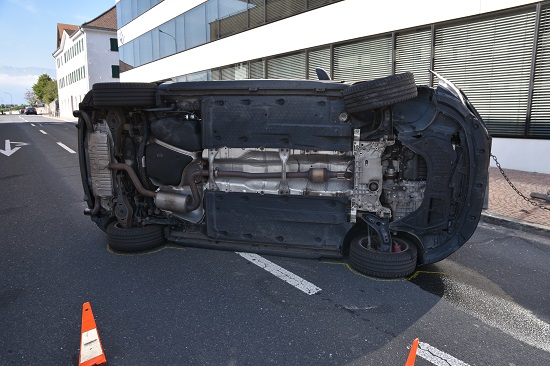 Unfall in der Herrengasse Vaduz, 9.9.2018