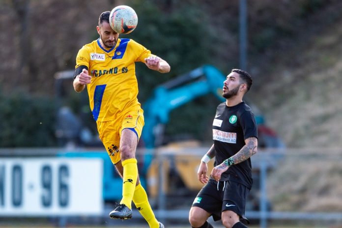 Nater, Tor zum 1-1, FCB-FC Thalwil am 12.3.2022, 1-2-Niederlage