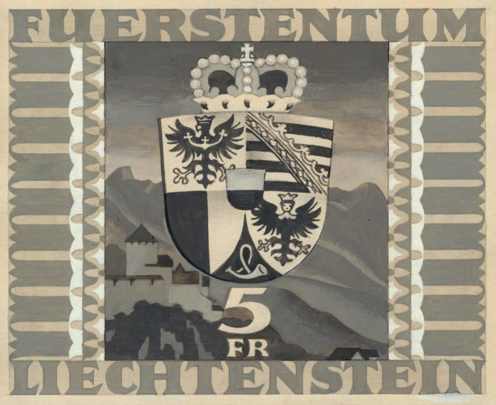 Johannes Troyer Landeswappen Schloss Vaduz © LLM (Foto Sven Beham)