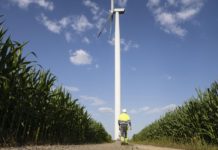 Wird auch in Ruggell ein Windrad zur besseren Eigenversorgung gebaut. Mit im Boot Regierung, LKW und Ruggell. Allerdings beginnt jetzt die Prüfungsphase. Foto: Picture Alliance, FFM